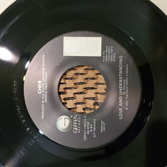 2 for $8 CHER Trail Of Broken Hearts and Love And Understanding 45 Vinyl Record - Picture 2 of 2